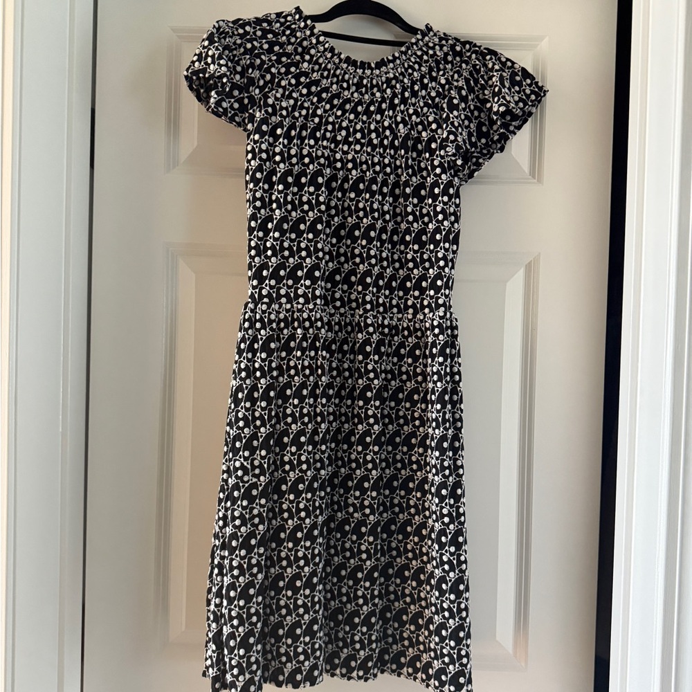 LOFT Black and White Mini Dress